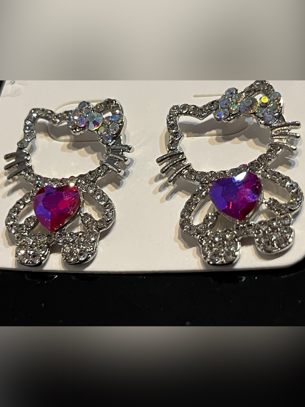 Hello Kitty gem Earrings w